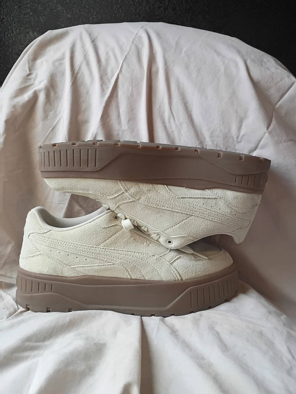 PUMA Women's Cream Platform Sneakers